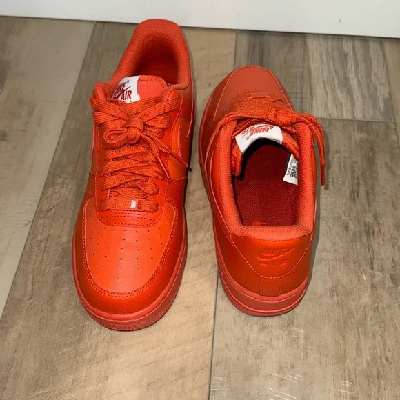 Nike Air Force 1 Low Triple Orange Shoes af1 DZ4442-800    Women's 9 - Picture 3 of 11